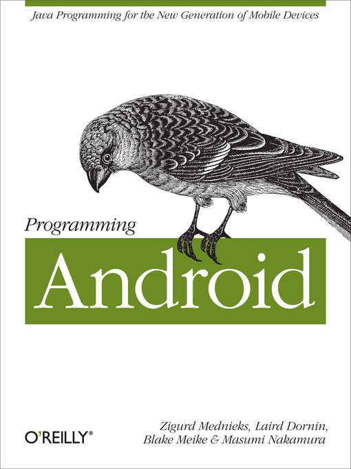 Title details for Programming Android by Zigurd Mednieks - Available